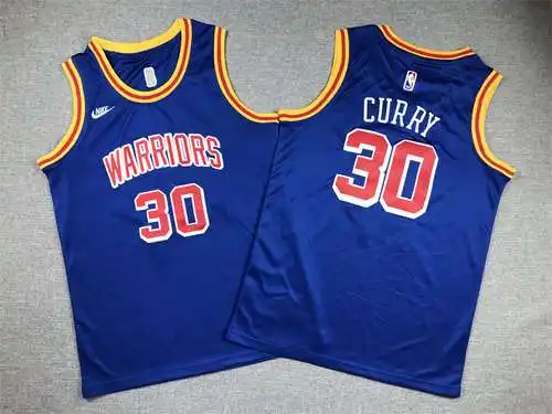Ropa Infantil Warriors Nº 30 Curry 75 Aniversario Azul