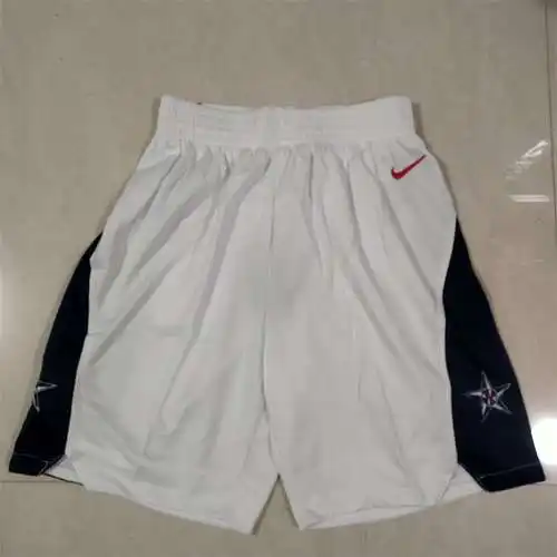 pantalones cortos blancos mengshi