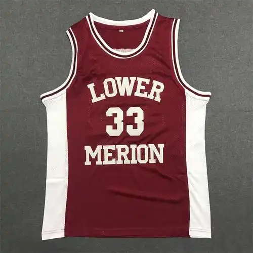 Kobe Bryant High School Edition No. 33 Borgoña