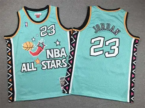 Ropa Infantil 96 All-Star No. 23 Jordan Verde