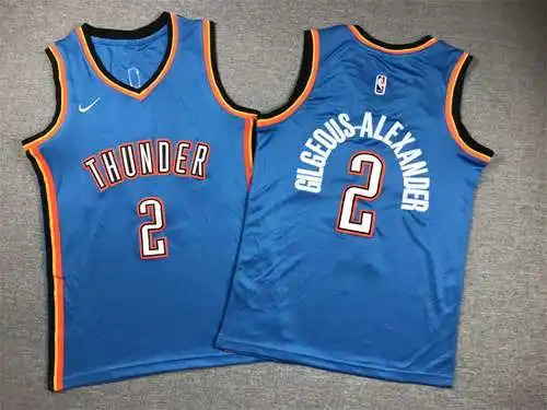 Ropa Infantil Thunder No. 2 Shai Gilgeous-Alexander Azul
