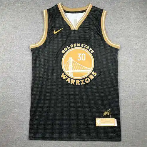 2024 Warriors No. 30 Curry Oro Negro
