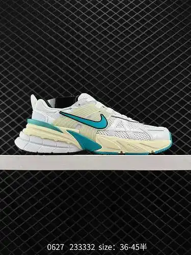 6 Nk V2K Runtekk 3XL Nike zapatillas bajas retro antideslizantes que absorben los golpes blanco beig