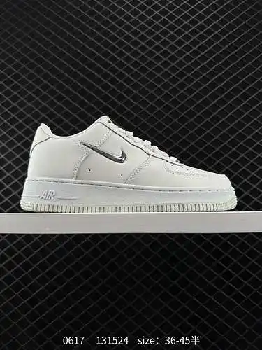 2 NK Air Force ‘7” 4th Anniversary/White Black” Air Force One zapatillas deportivas clásicas, bajas,