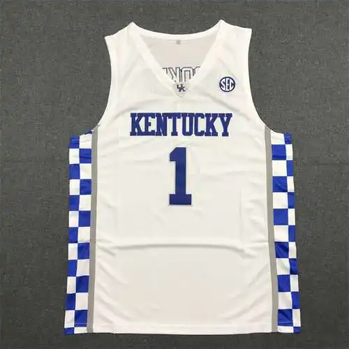 Booker Universidad de Kentucky No. 1 Blanco