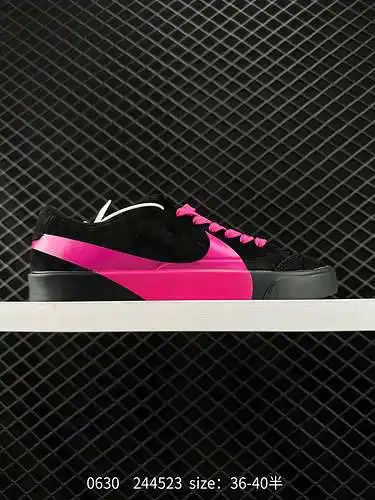Nike Nike Blazer City Low LX Zapatillas de deporte informales y versátiles con gancho grande retro e