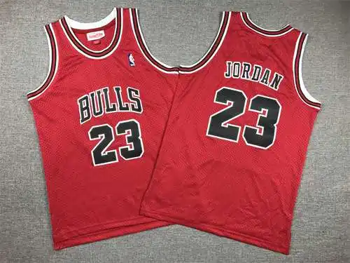 Ropa Infantil Bulls Nº 23 Jordan Mesh Retro Rojo