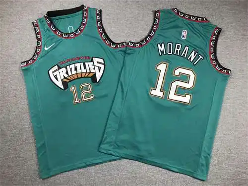 Ropa Infantil Grizzlies Nº 12 Morant Verde