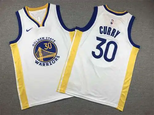 Ropa Infantil Warriors Nº 30 Curry Blanco
