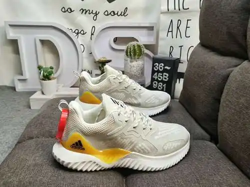981D genuino Adidas AlphaBounce Beyond M Alpha LV marca compartida tiburón branquias patrón suela ca