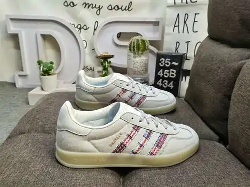 434D Zapatillas de deporte Adlidas originales Gazelle Indoor, auténticas, de tamaño medio, a nivel d