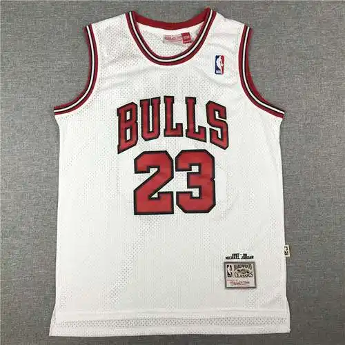 Bulls No. 23 Jordan Retro Blanco