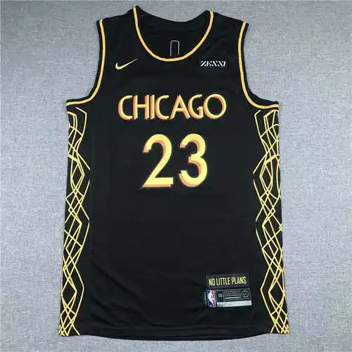 22ª Temporada Bulls No. 23 Jordan City Edition Negro