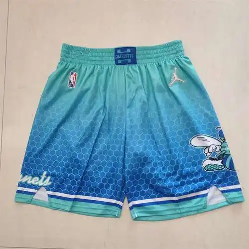 Pantalón corto verde Hornets 75 aniversario