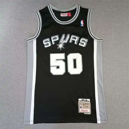 Spurs No. 50 Robinson Retro Negro