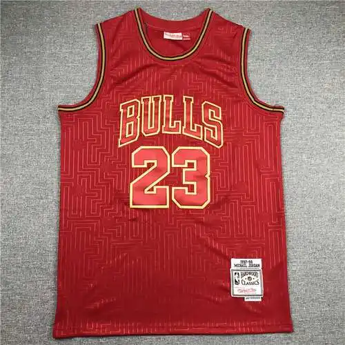 Bulls No. 23 Jordan Año de la Rata Edición Rojo
