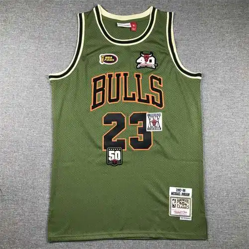 Bulls No. 23 Jordan Verde Ejército