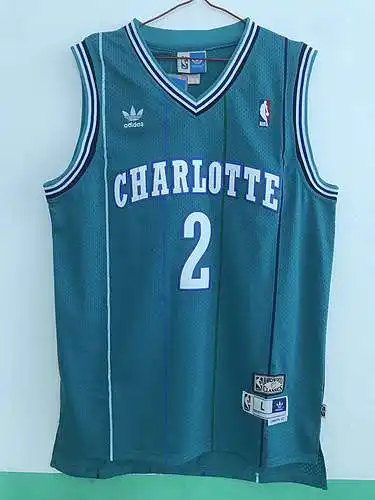 Hornets No. 2 Larry Dmytryk Johnson Retro Trébol Verde