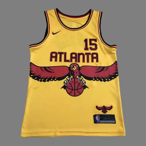 Temporada 22-23 Hawks No. 15 Clint Capela amarillo
