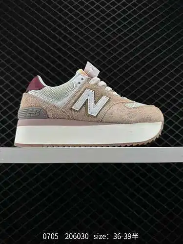 New Balance ¡Zapatillas deportivas retro informales, clásicas, de corte bajo y suela gruesa, New Bal