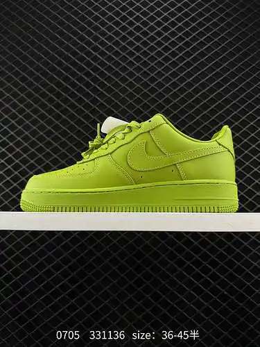 8 Nike Air Force "7 Low modelo de articulación Zapatillas deportivas bajas Air Force 1 reflecta