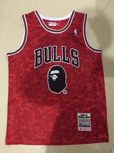 Easy Monkey Edición conjunta Bulls No. 23 Jordan Red