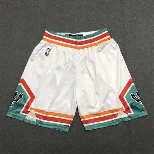 Pantalones cortos blancos con diamantes City Edition de los Spurs