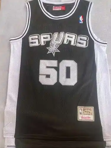 Spurs No. 50 Robinson Vintage Trébol Negro
