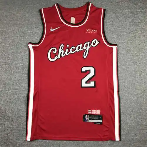 22ª Temporada Bulls No. 2 Ball City Edition Rojo