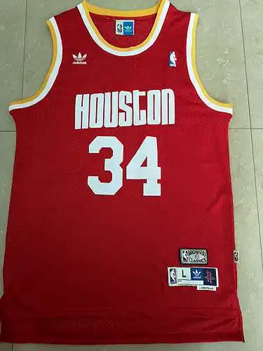 Rockets No. 34 Olajuwon Shamrocks Rojo