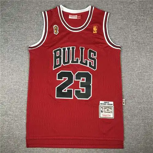 1996-97 Bulls No. 23 Jordan Championship Edition Rojo