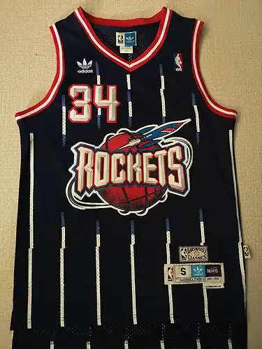 Rockets No. 34 Olajuwon Trébol Azul
