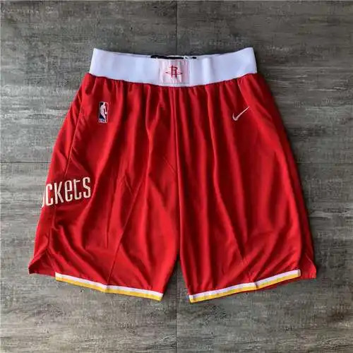 Pantalones cortos rojos City Edition de los Rockets