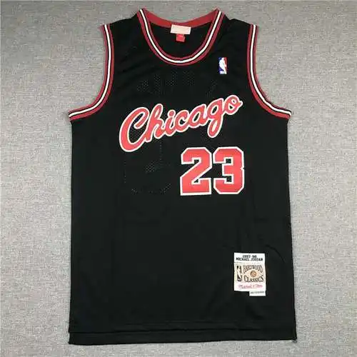Bulls No. 23 Jordan Retro Negro Una pieza