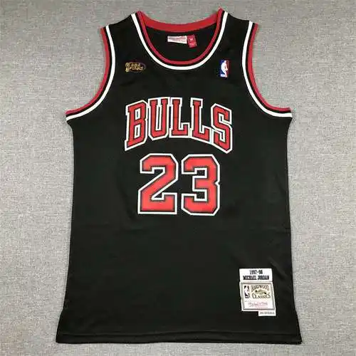 98 Finales Bulls No. 23 Jordan Negro