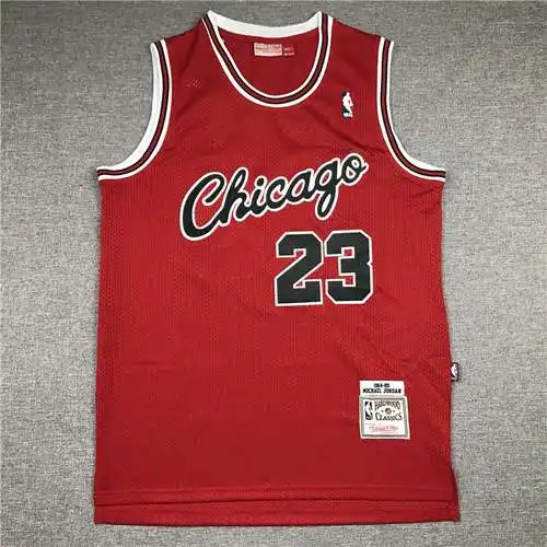 Bulls No. 23 Jordan Retro Rojo Traje de baño de una pieza