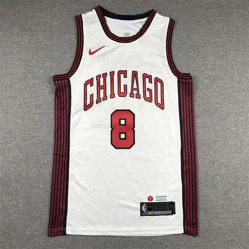 23a Temporada Bulls No. 8 LaVine City Edition Blanco