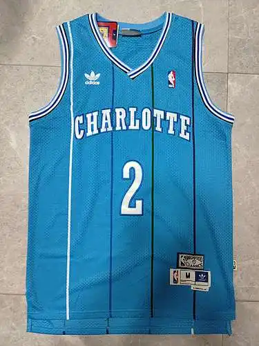 Hornets No. 2 Larry Dmytryk Johnson Retro Trébol Azul