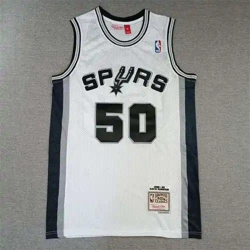 Spurs No. 50 Robinson Retro Blanco