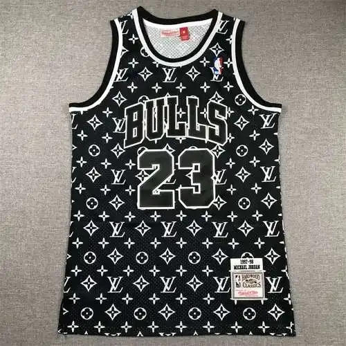 Bulls No. 23 Jordan Edición Conjunta Negro