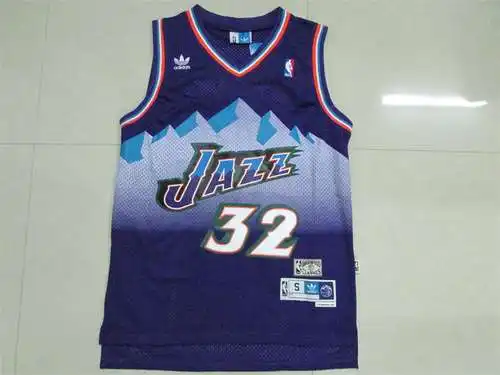 Jazz Snow Mountain Edition No. 32 Karl Malone Púrpura