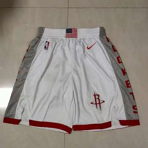 Pantalones cortos blancos City Edition de los Rockets