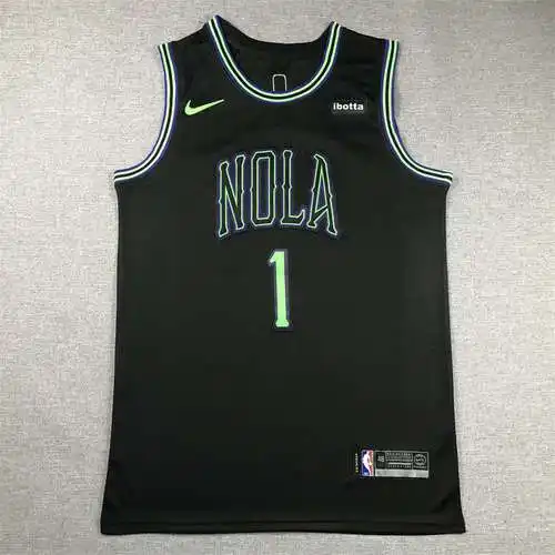 24a Temporada Pelicans No. 1 Williams City Edition Negro