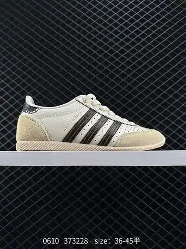 4 Colaboración con la marca de diseño británica Wales Bonner x Adidas WB Japan Low "Cream White