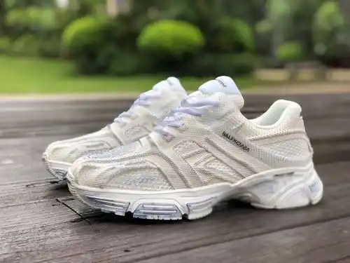 Balenciaga Blanco y Azul Balenciaga Phantom Fashion Zapatos Deportivos Bajos Antideslizantes Lavados