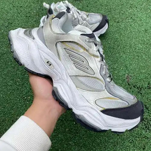 Balenciaga 11.a generación Blanco Gris Amarillo Edición Presidente Balenciaga Balenciaga CARGO Zapat