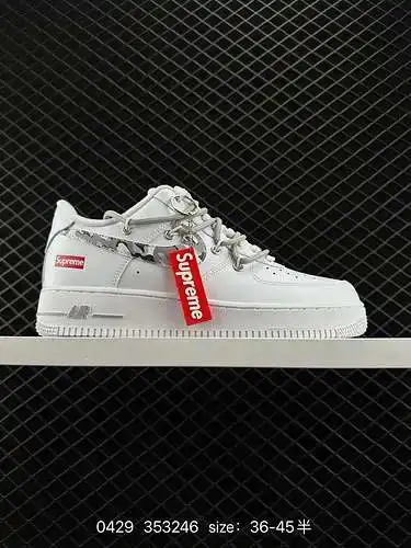 23 Nike Air Force Low Air Force 1 AF zapatillas deportivas informales, versátiles y de caña baja. La