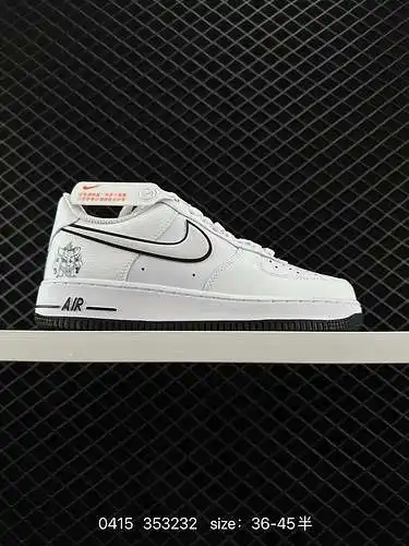 6 Nike Air Force Low Air Force One zapatillas deportivas informales, versátiles y de caña baja. La c