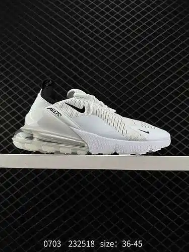 9 Nike Air Max 27 calzado deportivo con amortiguación de aire en la parte trasera del medio pie, cal