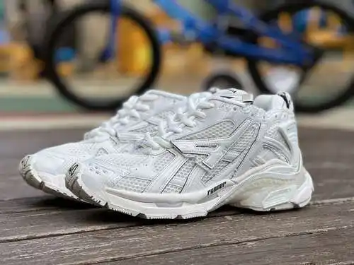 Zapatillas para correr Paris blanco puro aterrizó la nueva versión ⚡️Balenciaga/Balenciaga 21x RUNNE